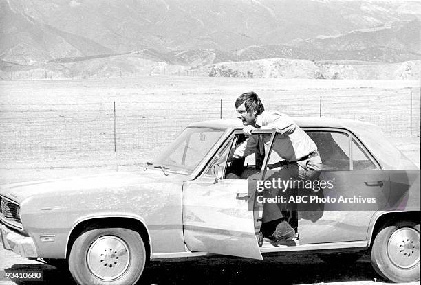 Walt Disney Television via Getty Images MOVIES - "Duel" - 11/13/71, Dennis Weaver starred as David Mann, a business commuter pursued and terrorized...