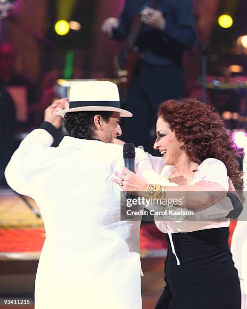 Episode 508A" -- Five-time Grammy¨ Award-winning singer Gloria Estefan brought her smooth Latin sounds to the "Dancing" stage, TUESDAY, NOVEMBER 13 ,...