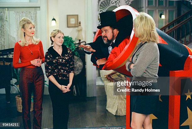 The Pom Pom Incident" - Season Three - 10/16/98, Dom DeLuise guest starred as Cousin Mortimer. Beth Broderick , Melissa Joan Hart and Caroline Rhea...