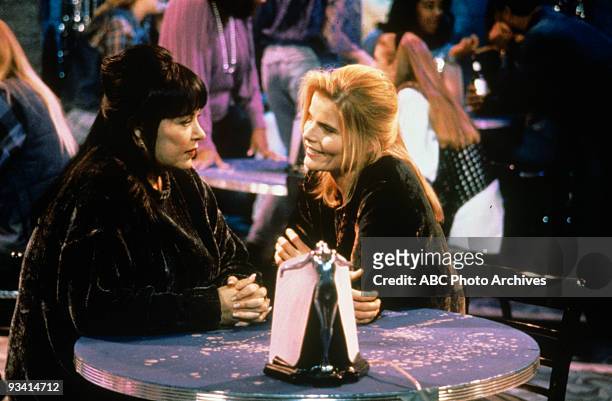 Don't Ask, Don't Tell" - Season Six - 3/1/94, Roseanne Barr , Mariel Hemingway on the Disney General Entertainment Content via Getty Images...