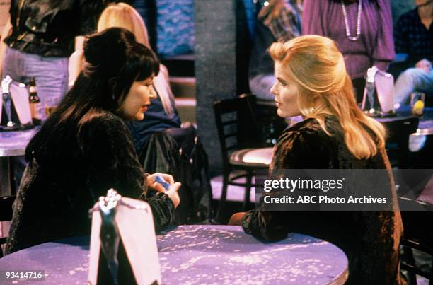 Don't Ask, Don't Tell" - Season Six - 3/1/94, Roseanne Barr , Mariel Hemingway on the Disney General Entertainment Content via Getty Images...