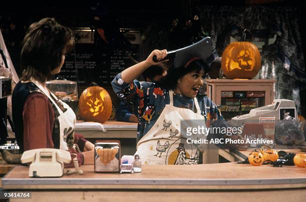 Halloween IV" - Season Five - 10/27/92, Sandra Bernhard , Roseanne Barr on the Disney General Entertainment Content via Getty Images Television...