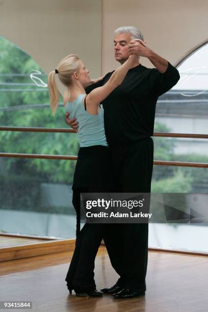 John O'Hurley and Charlotte Jorgensen's rehearsal"