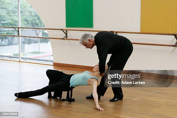 John O'Hurley and Charlotte Jorgensen's rehearsal"