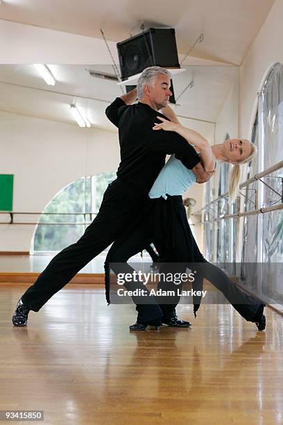 John O'Hurley and Charlotte Jorgensen's rehearsal"