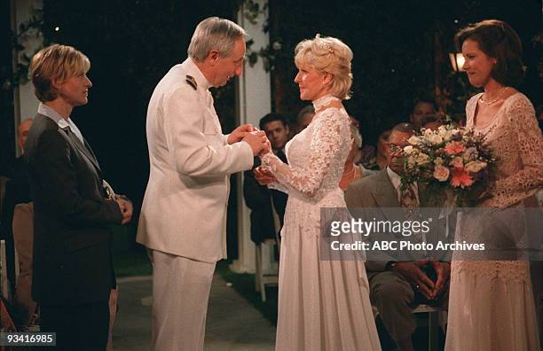 Vows" - Season Five - 7/22/98, Ellen's thoughts drifted to marrying Laurie as she watched Harold and Lois renew their vows.,