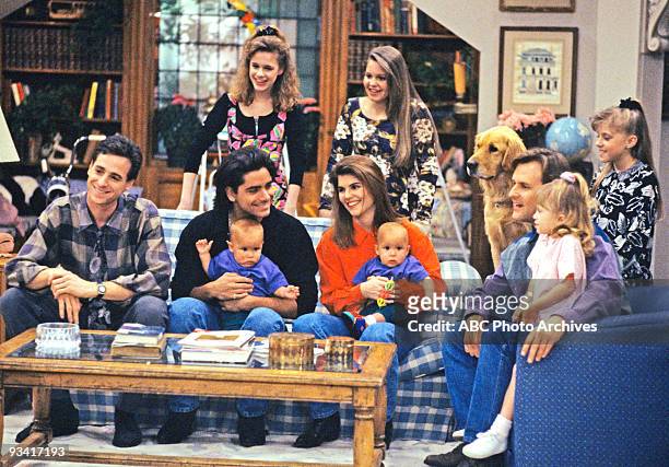 Captain Video, Part Two" - Season Five - 5/12/92, Pictured, from left: Danny , Kimmy , D.J. , Jesse and Becky , Comet , Joey , Michelle and Stephanie...