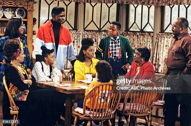 Brown Bombshell" - Season Three - 1/31/92, Estelle shared stories of her late fighter-pilot husband and the Tuskegee Airmen with Rachel , Harriette ,...