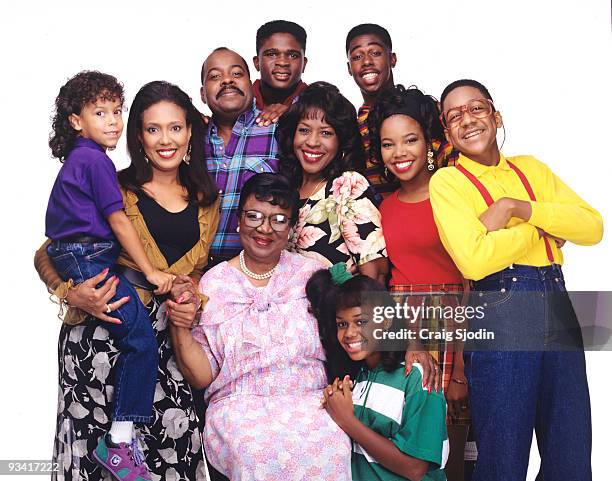 Gallery - Season Three - 11/25/91, Pictured, top row: Bryton McClure , Telma Hopkins , Reginald VelJohnson , Darius McCrary , Jo Marie Payton , Shawn...