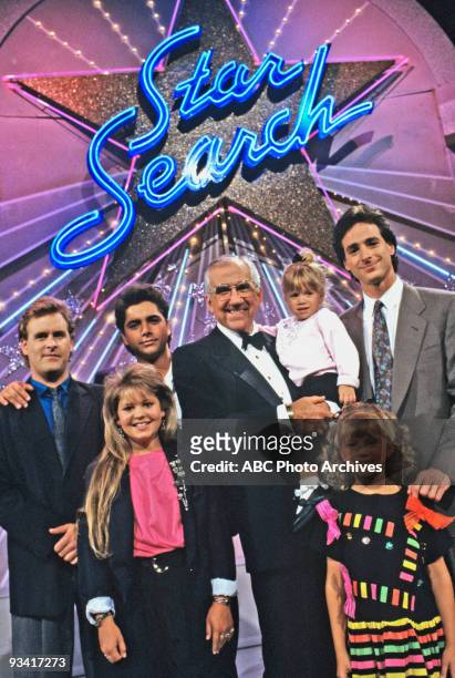 Star Search" - Season Three - 11/3/89, Contestant Joey took D.J. , Jesse , Michelle Stephanie and Danny to see "Star Search" and host Ed McMahon .,