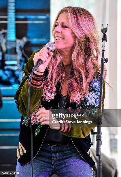 Singer & Actress Rita Wilson performs on Day 4 of the 4th Annual Yountville Live music, food & wine festival on March 18, 2018 in Yountville,...