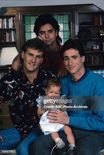 Our Very First Show" - Pilot - Season One - Gallery - 9/22/87, Bob Saget played widower Danny Tanner, the father of three girls, Michelle , D.J., and...