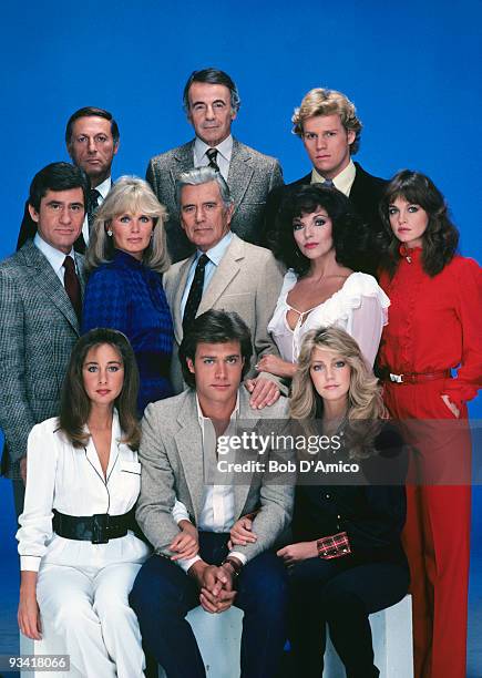 Gallery - Season Two - 11/4/81, Pictured, top row, left: Lloyd Bochner , Lee Bergere , Al Corley ; middle row: James Farentino , Linda Evans , John...