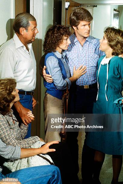And Baby Makes Nine" - Season Five -, 10/29/80, Abby , Tom , Joannie and Mary celebrated the birth of Merle and Susan's daughter, Sandra Sue.,