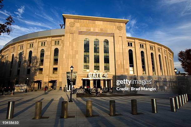 General view of the exterior of Yankee Stadium prior to Game Six of the 2009 American League Championship Series between the New York Yankees and the...