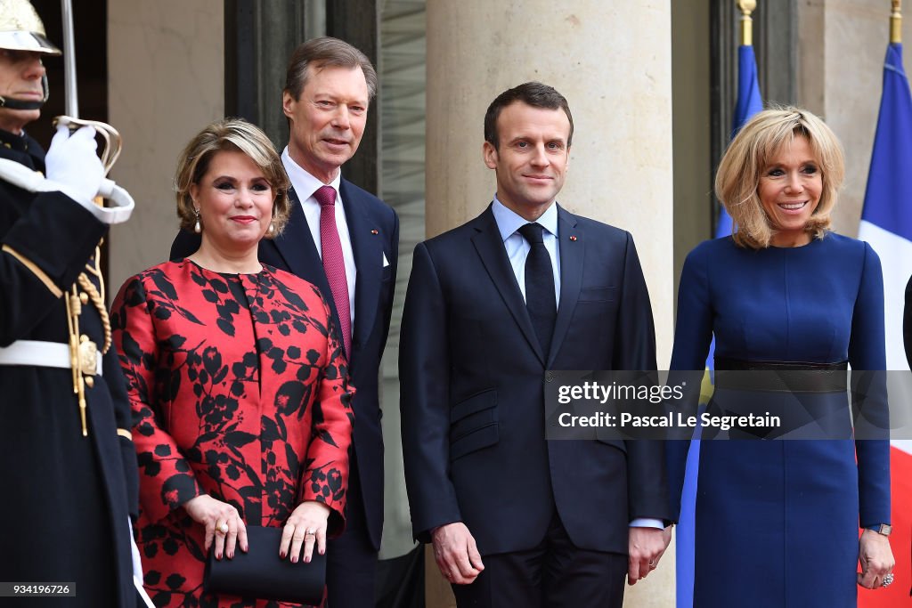 Official Visit OF Grand-Duc Henri Of Luxembourg and Grande-Duchesse Maria Teresa Of Luxembourg : Day Two