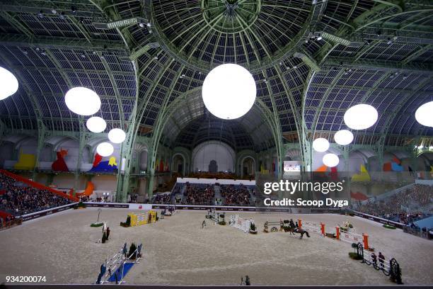 Prix du 24 Faubourg CSI5* of Le Saut Hermes 2018 at Grand Palais on March 17, 2018 in Paris, France.