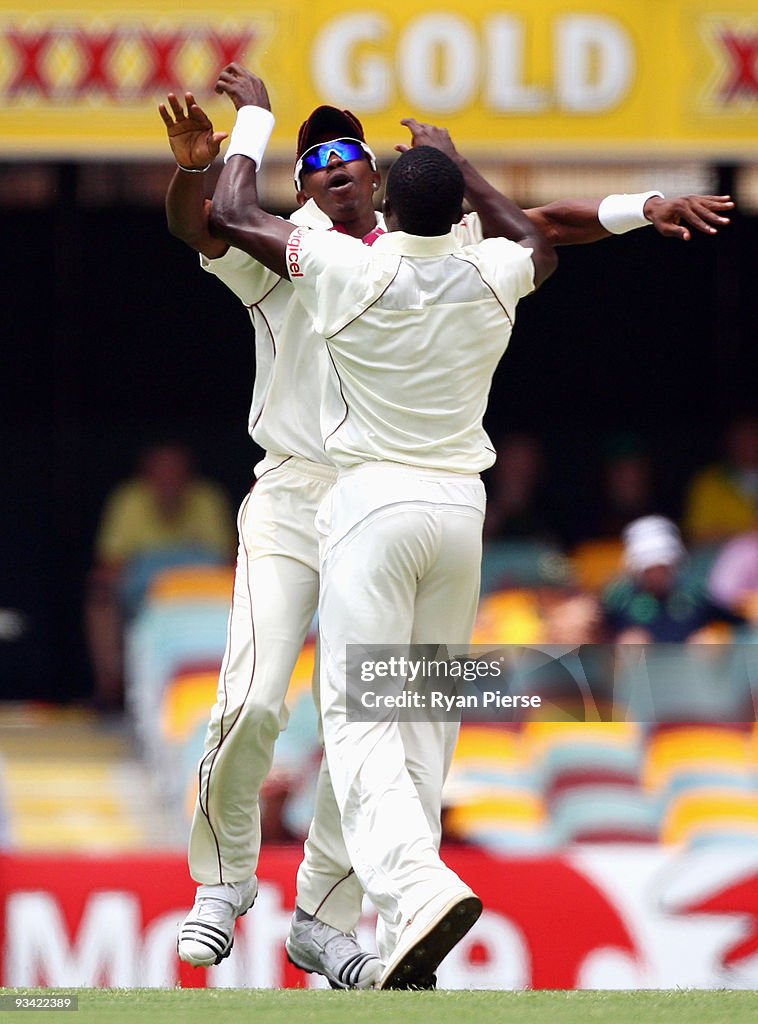 First Test - Australia v West Indies: Day 1