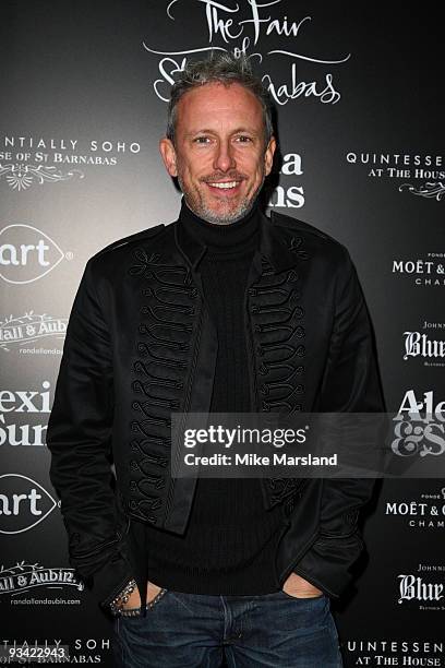 Patrick Cox attends at The Fair of St Barnabas - charity fundraiser hosted by Quintessentially and Alexia & Suns at The House of St Barnabas on...