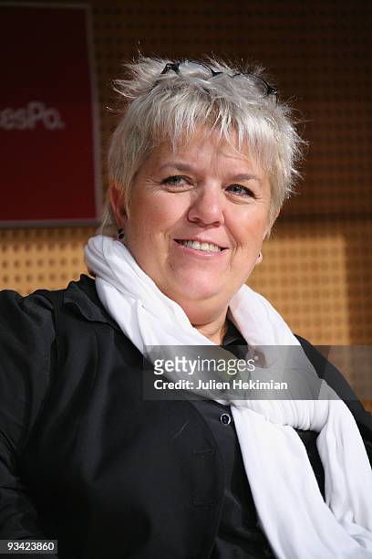 Actress Mimie Mathy attends the convention on the rights of the child 20th anniversary at Sciences-Po on November 18, 2009 in Paris, France.