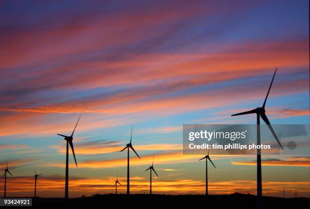 windfarm renewable energy australia - wind farm australia fotografías e imágenes de stock