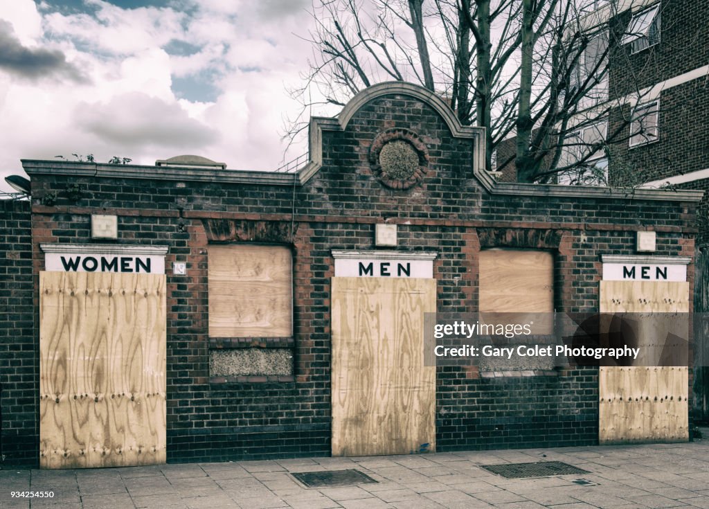 Disused public toilets / restrooms