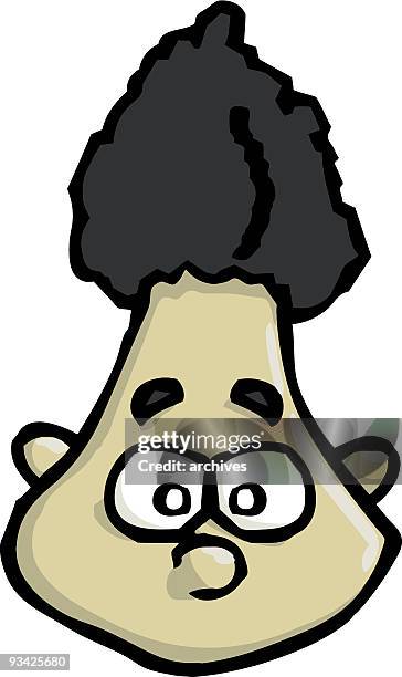 funny afro - rap cartoon stock illustrations