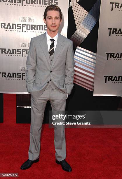 June 22: Actor Shia LaBeouf arrives at the 2009 Los Angeles Film Festival's premiere of "Transformers: Revenge of the Fallen" at the Mann Village...
