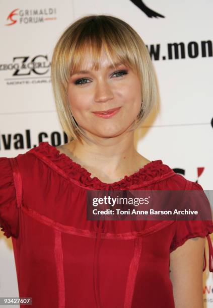 Elena Bourika attends the premiere of 'Le Bonheur de Pierre' at the Monte Carlo Comedy Film Festival in the Grimaldi Forum on November 25, 2009 in...