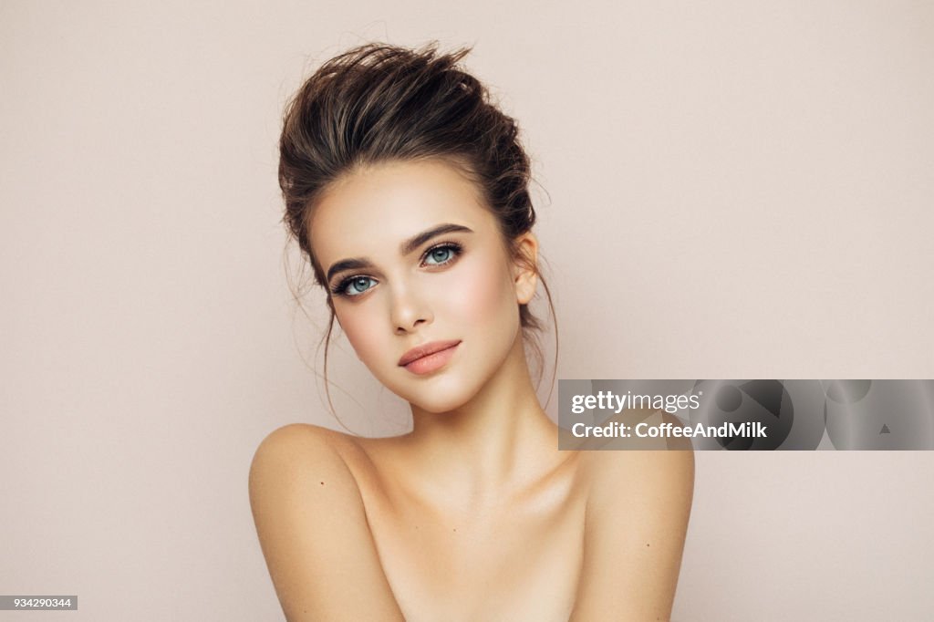 Beautiful woman with make-up