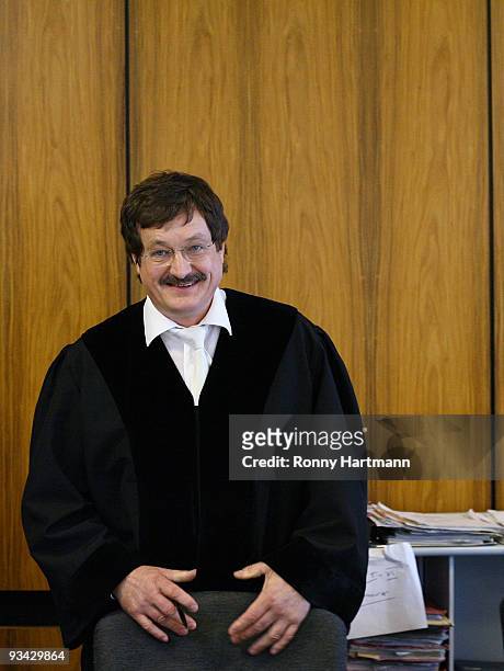 Judge Andreas Schlueter attends the county court of Hildesheim on November 2009 in Hildesheim, Germany. In 2004, Ernst August of Hannover was...