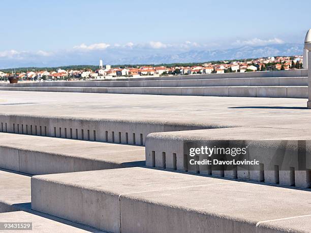 sea organ - church organ stock pictures, royalty-free photos & images