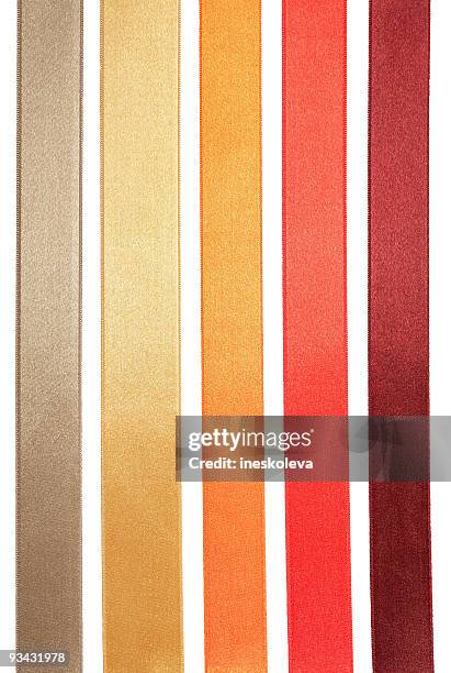 five ribbons - satin stock pictures, royalty-free photos & images