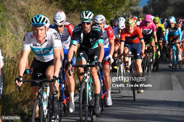 Daniel Oss of Italy and Team Bora-Hansgrohe / during the 109th Milan-Sanremo 2018 a 291km race from Milan to Sanremo on March 17, 2018 in Sanremo,...