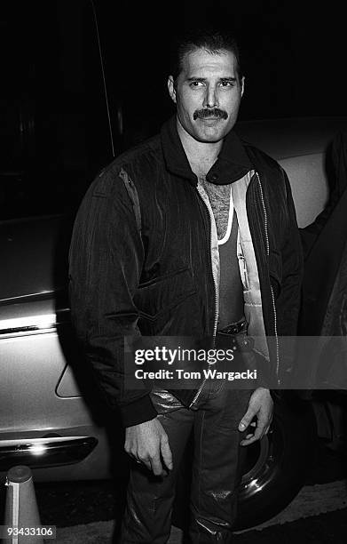 Freddie Mercury sighting on circa 1986 in London, England.