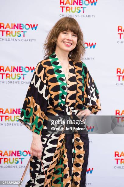 Katie Puckrik attends the 'Trust In Fashion' London event at The Savoy Hotel on March 19, 2018 in London, England.