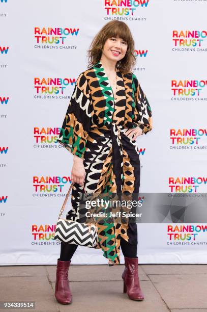 Katie Puckrik attends the 'Trust In Fashion' London event at The Savoy Hotel on March 19, 2018 in London, England.