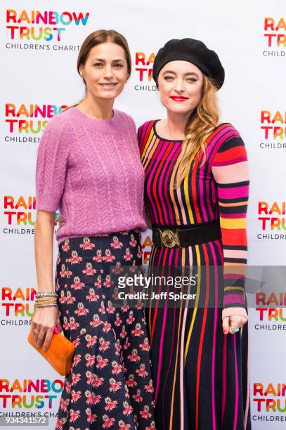 Yasmin Le Bon and Alice Temperley attend the 'Trust In Fashion' London event at The Savoy Hotel on March 19, 2018 in London, England.