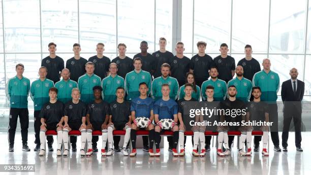 Teamphoto , Back Line : Leon Dajaku , Tom Krauss , Jonas Pfalz , Lenny Borges , Kevin Vangu Phambu Bukusu , Jordi Bongard , Ole Pohlmann , Louis...