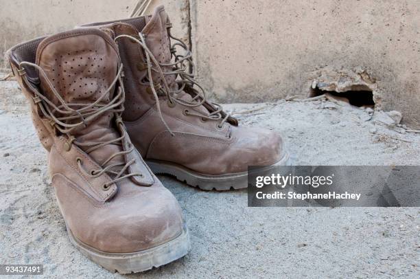 desert boots in afghanistan - afghanistan desert stock pictures, royalty-free photos & images