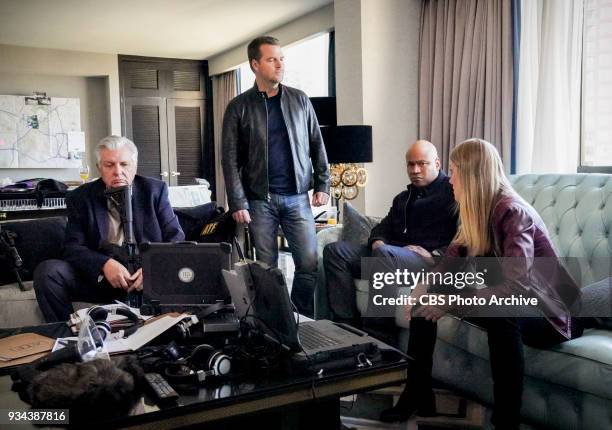 Vendetta" - Pictured: Vyto Ruginis , Chris O'Donnell , LL COOL J and Bar Paly . Callen and Sam join forces with Anna Kolcheck and the Bureau of...
