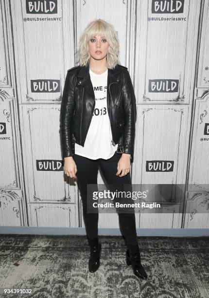 Recording artist Betty Who visits Build on March 19, 2018 at Build Studio on March 19, 2018 in New York City.