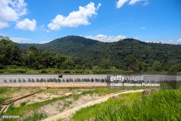 Riders compete during Stage 2 of the Le Tour de Langkawi 2018, Gerik-Kota Bharu 208.3 km on March 19, 2018 in Langkawi, Malaysia.