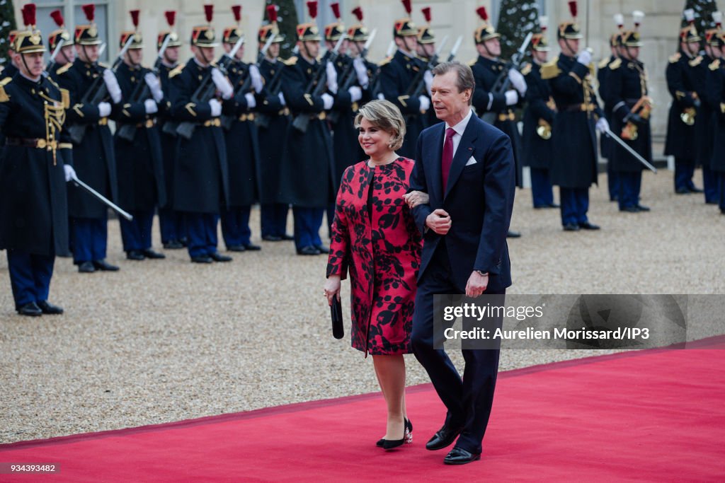Official Visit OF Grand-Duc Henri Of Luxembourg and Grande-Duchesse Maria Teresa Of Luxembourg : Day Two