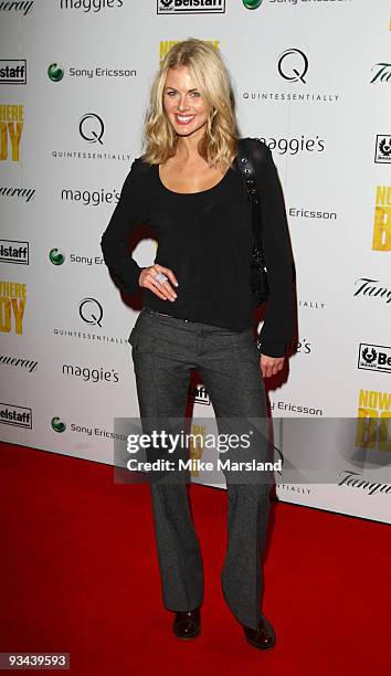 Donna Air attends the London Premiere hosted by Quintessentially of 'Nowhere Boy' at BAFTA on November 26, 2009 in London, England.