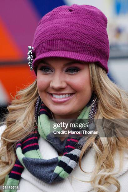 Tiffany Thornton attends the 83rd Annual Macy's Thanksgiving Day Parade on the Streets of Manhattan on November 26, 2009 in New York City.