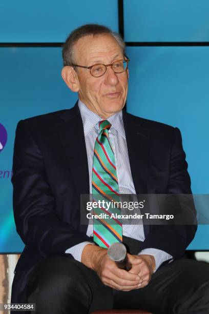 Stephen M. Ross is seen at the 2018 Miami Open Hard Rock Stadium Ground Breaking Ceremony at Hard Rock Stadium on March 19, 2018 in Miami, Florida.
