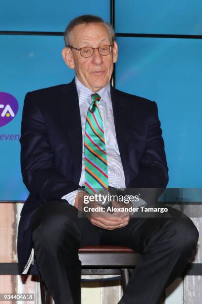 Stephen M. Ross is seen at the 2018 Miami Open Hard Rock Stadium Ground Breaking Ceremony at Hard Rock Stadium on March 19, 2018 in Miami, Florida.