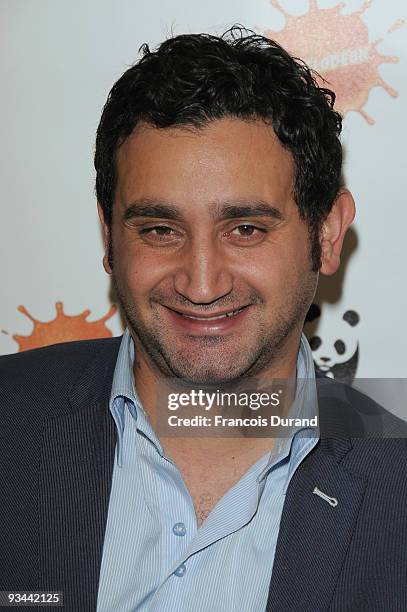 Cyril Hanouna attends the SpongeBob SquarePants Auction for WWF at Pavillon de l'Eau on November 26, 2009 in Paris, France.