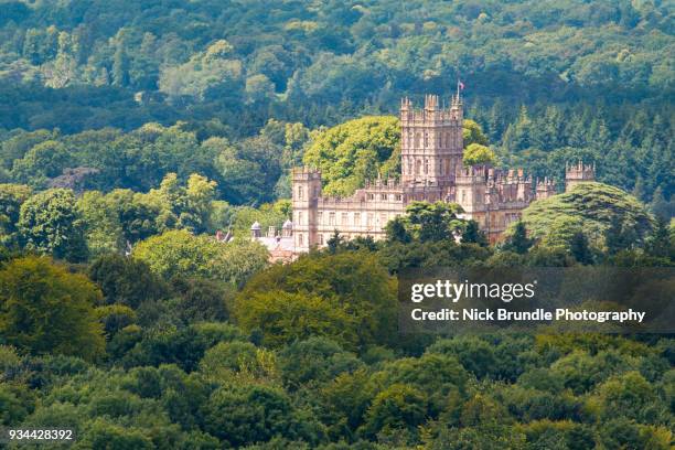 highclere castle, hampshire, united kingdom - bbc natural history stock pictures, royalty-free photos & images